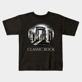 Ancient British Prehistory - Stonehenge - Classic Rock Kids T-Shirt